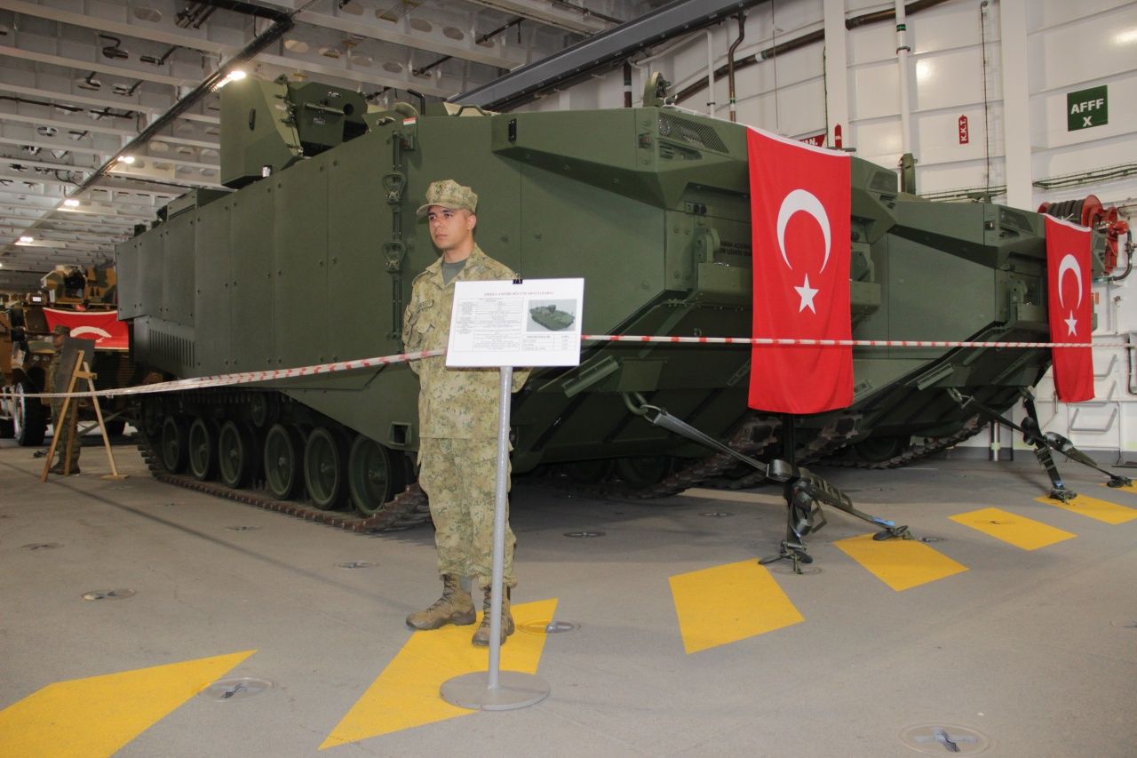 TSK'nın en büyük savaş gemisi TCG Anadolu'nun içi görüntülendi 11