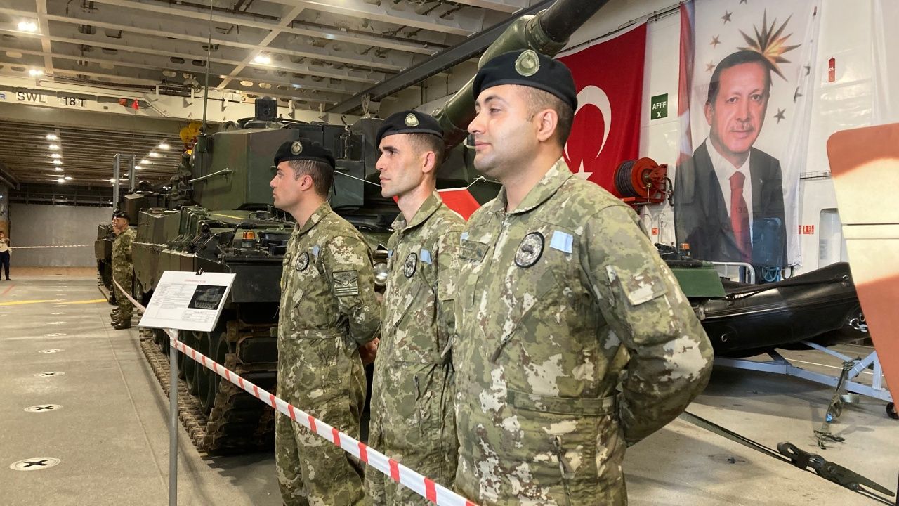 TSK'nın en büyük savaş gemisi TCG Anadolu'nun içi görüntülendi 7