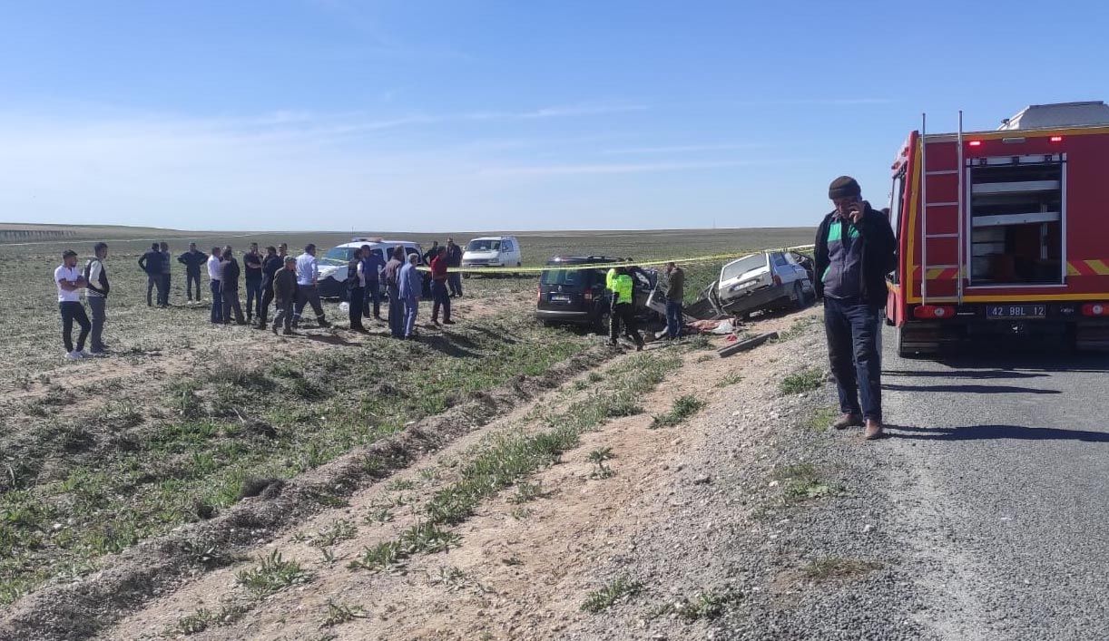 Konya'da feci kaza: 5 ölü, 2 yaralı 2