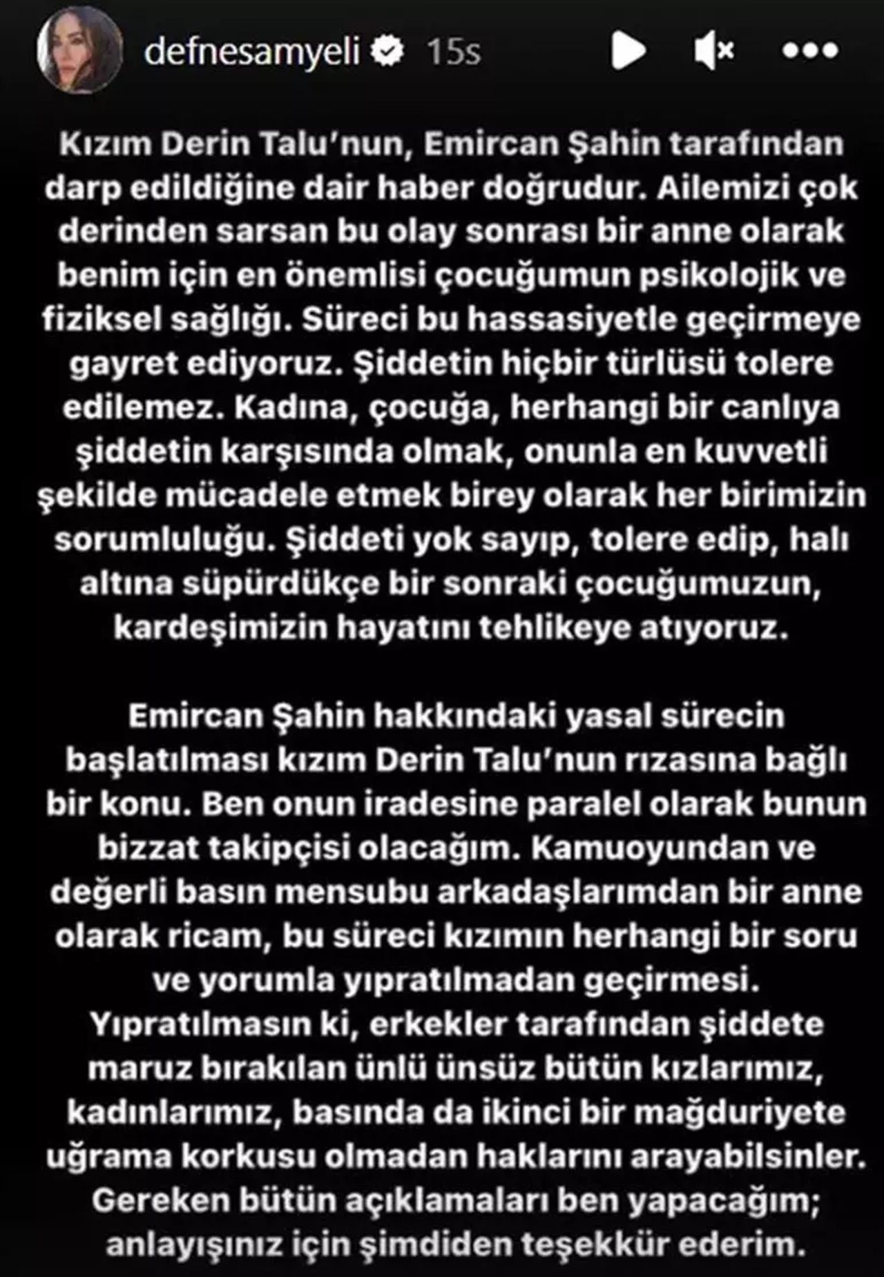 Derin Talu'ya yöneltilen 'şiddet' sorusu üzerine ablası Deren Talu'dan dikkat çeken çıkış 2