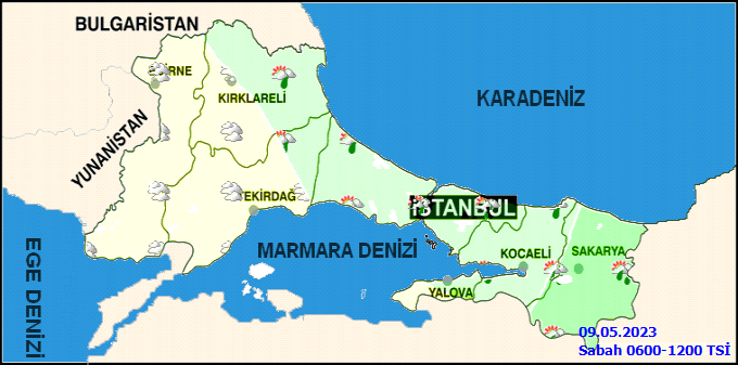 Meteorolojiden İstanbullulara sağanak uyarısı! İşte 9 Mayıs 2023 hava durumu tahminleri 2