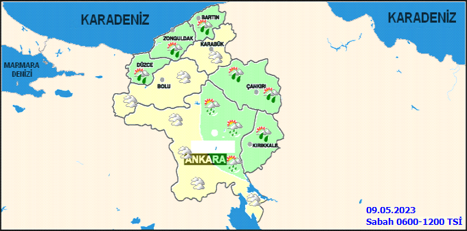 Ankaralılar dikkat! Evden şemsiyesiz çıkmayın: İşte 9 Mayıs 2023 Ankara hava durumu 2