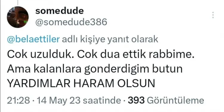 Deprem bölgesi Recep Tayyip Erdoğan dedi, hakaretler ardı ardına geldi! 8