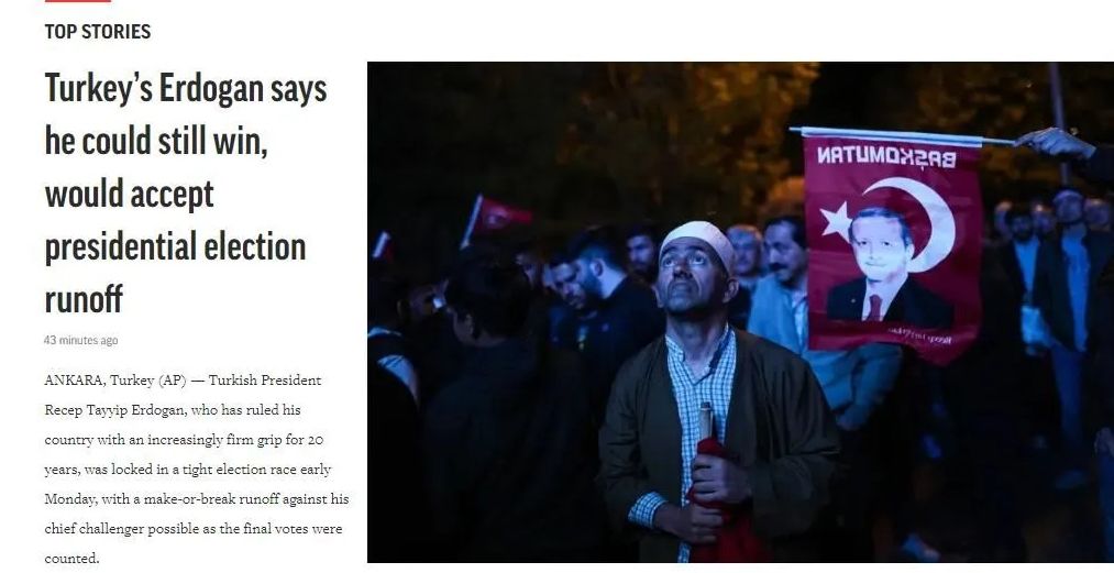 Seçim sonuçları dünya basınında: Erdoğan rakibinin önünde 4
