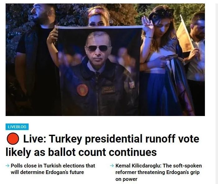 Seçim sonuçları dünya basınında: Erdoğan rakibinin önünde 5