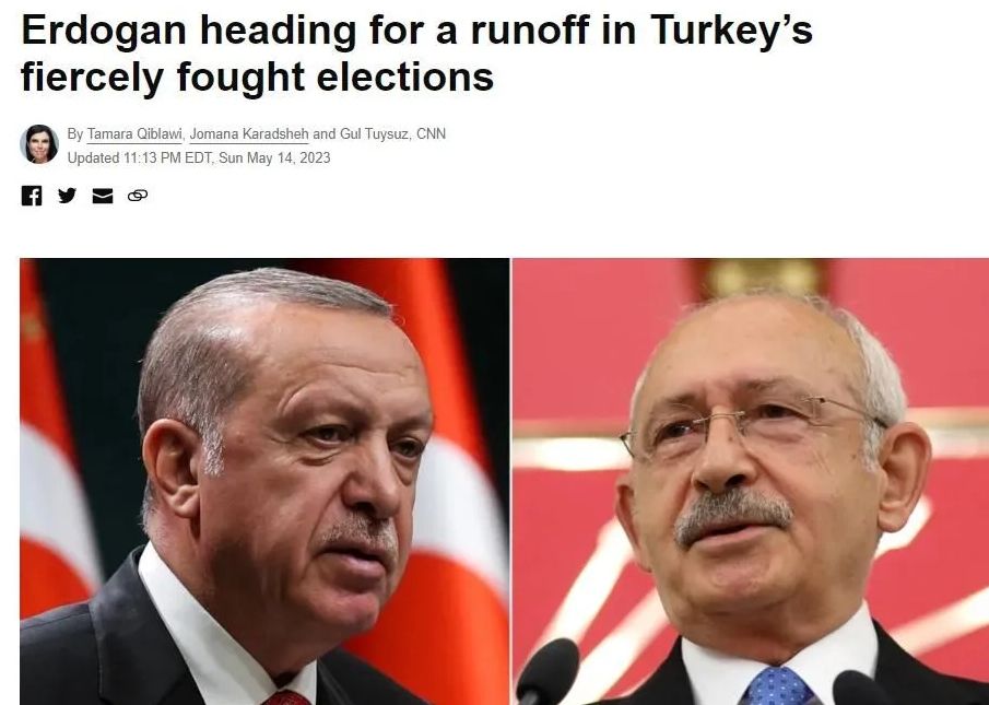 Seçim sonuçları dünya basınında: Erdoğan rakibinin önünde 14