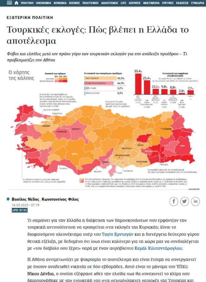 Dünya medyası ikinci tur tahminlerini paylaştı: 'Erdoğan'ın geri döndüğü gece' 7