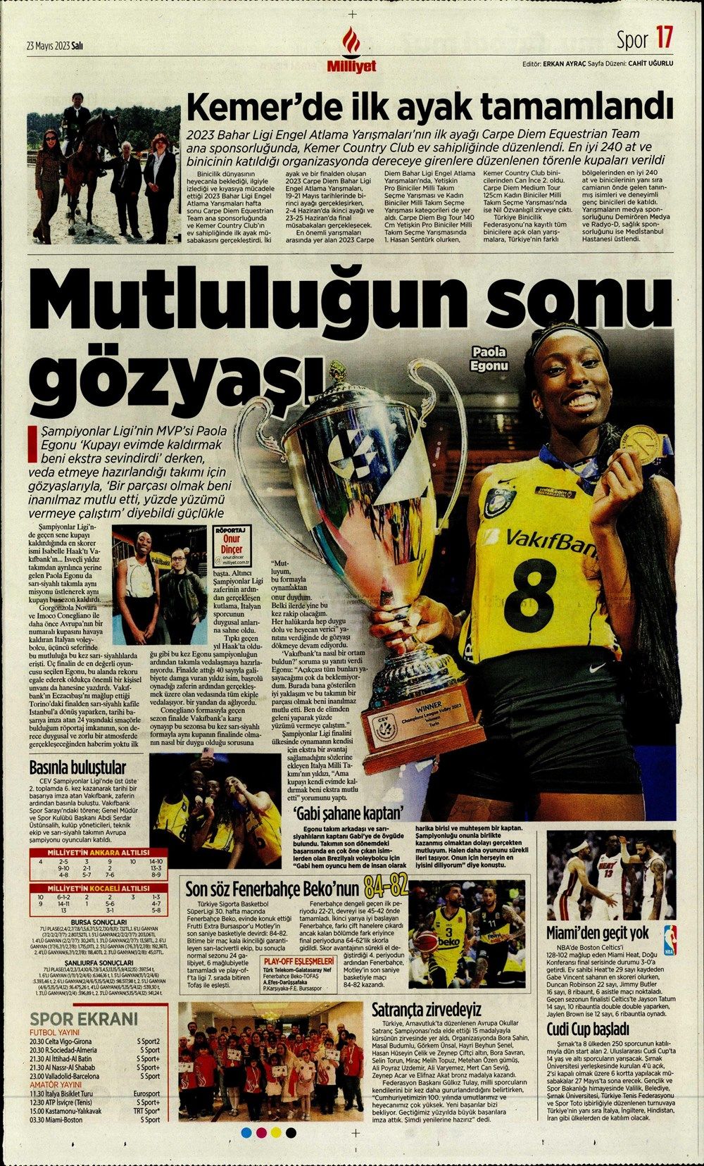 Galatasaray'ın Şampiyonlar Ligi planı - Sporda günün manşetleri 21