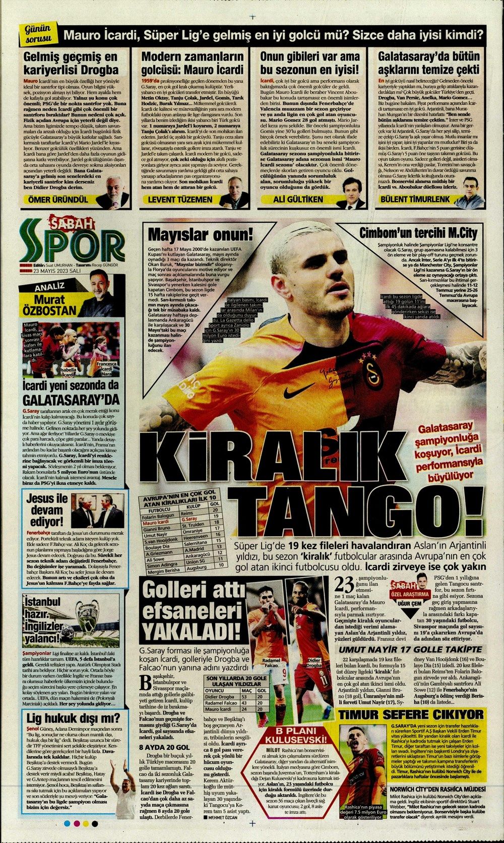 Galatasaray'ın Şampiyonlar Ligi planı - Sporda günün manşetleri 24