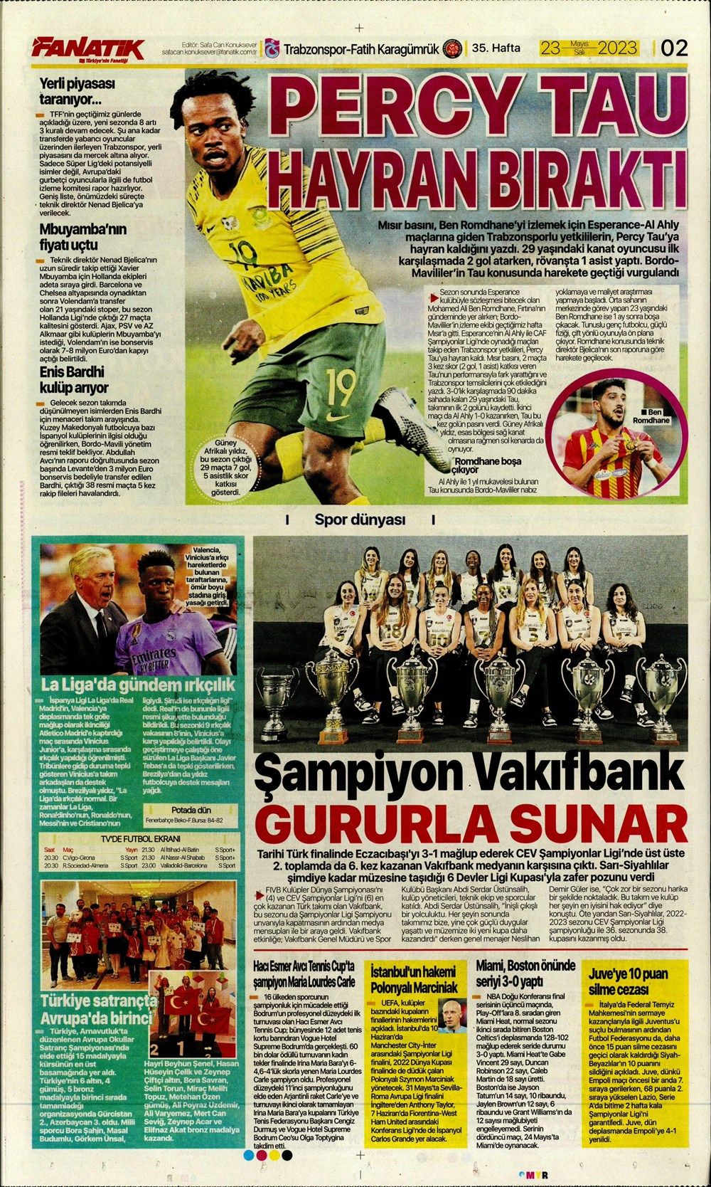 Galatasaray'ın Şampiyonlar Ligi planı - Sporda günün manşetleri 10