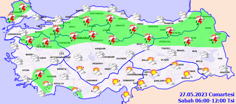 Meteorolojiden birçok kent için kuvvetli yağış uyarısı! 2