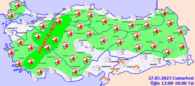 Meteorolojiden birçok kent için kuvvetli yağış uyarısı! 3