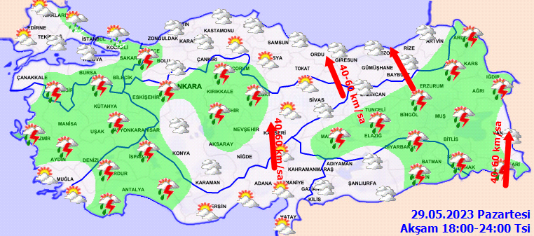 Meteorolojiden 25 kent için kuvvetli yağış uyarısı! 4