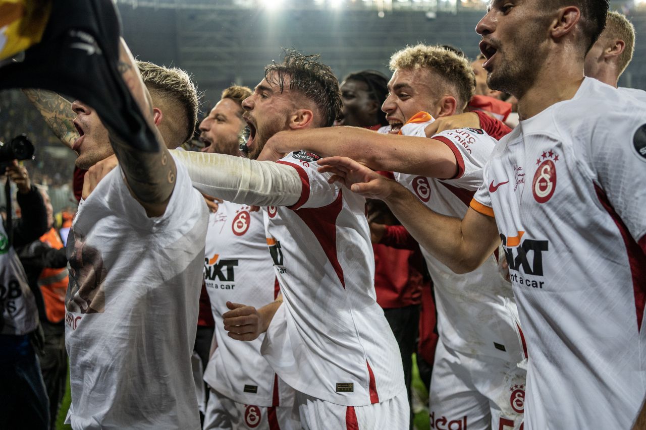 Galatasaray'ın şampiyonluk maçının öne çıkan anları 8