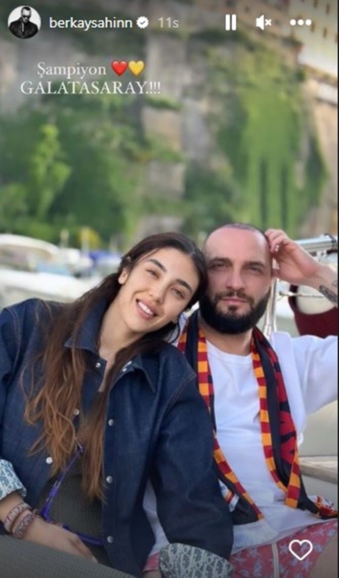 Galatasaraylı ünlüler şampiyonluğu böyle kutladı! 2