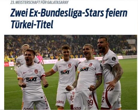 Galatasaray'ın şampiyonluğu dünya basınında: "Türkiye'den çılgın sahneler geliyor ama en çılgınları henüz gelmedi" 1