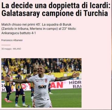 Galatasaray'ın şampiyonluğu dünya basınında: "Türkiye'den çılgın sahneler geliyor ama en çılgınları henüz gelmedi" 10