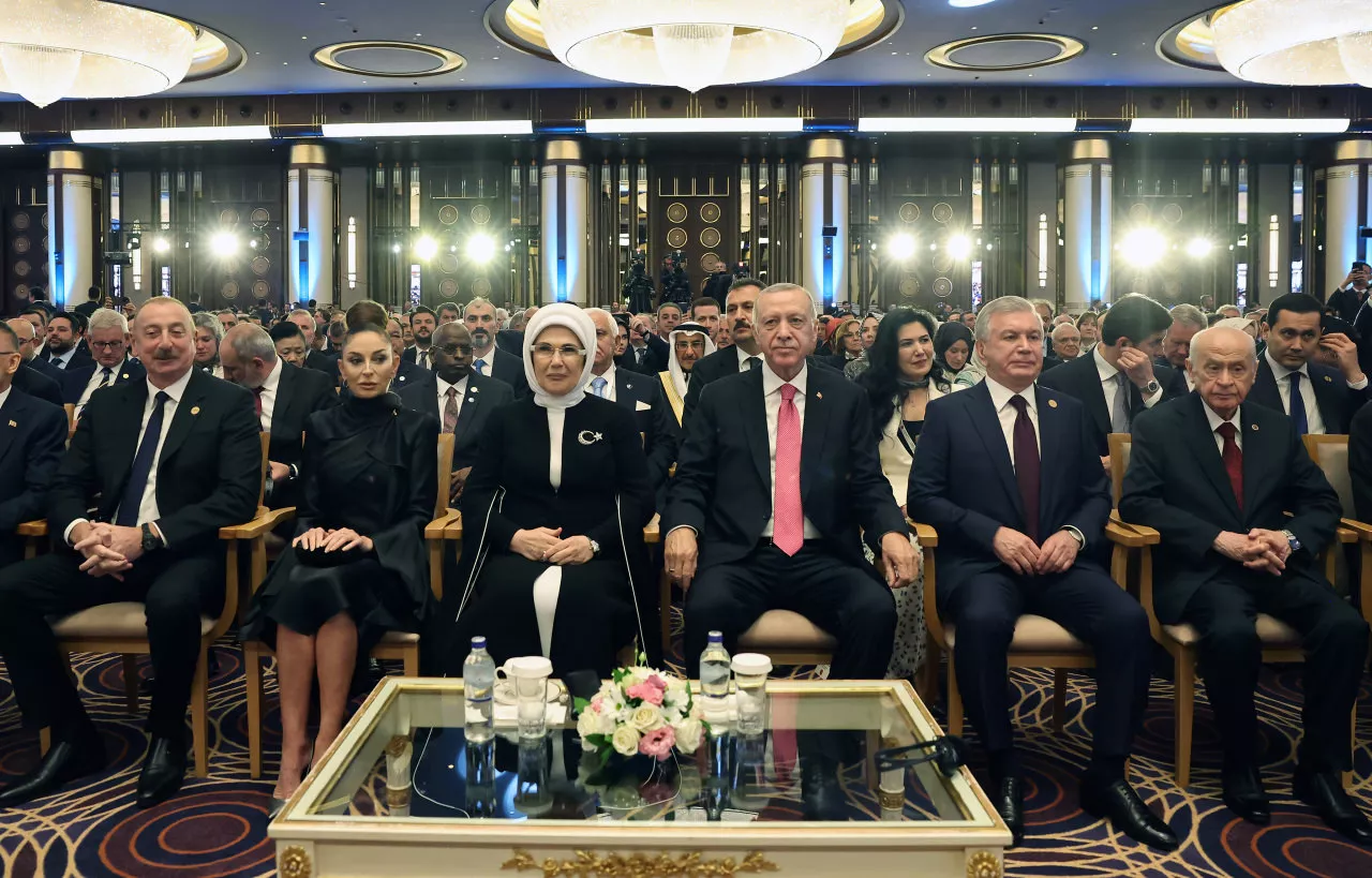 Cumhurbaşkanı Recep Tayyip Erdoğan için düzenlenen törene damga vuran kare! 3