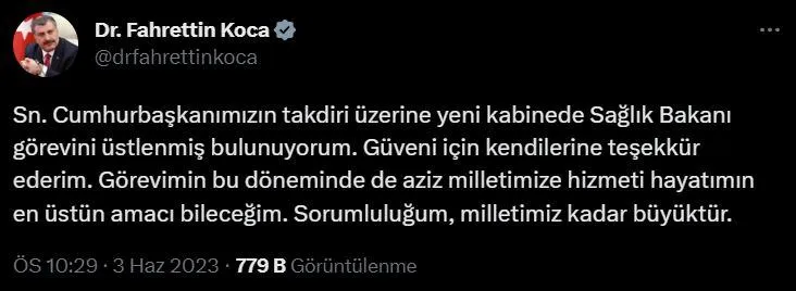 Türkiye Yüzyılı başladı! İşte yeni kabine üyelerinden ilk mesajlar... 10