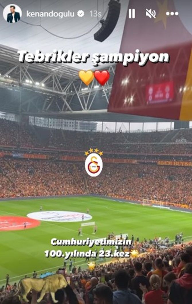 Galatasaraylı ünlülerin şampiyonluk coşkusu! Zaferi böyle kutladılar 8