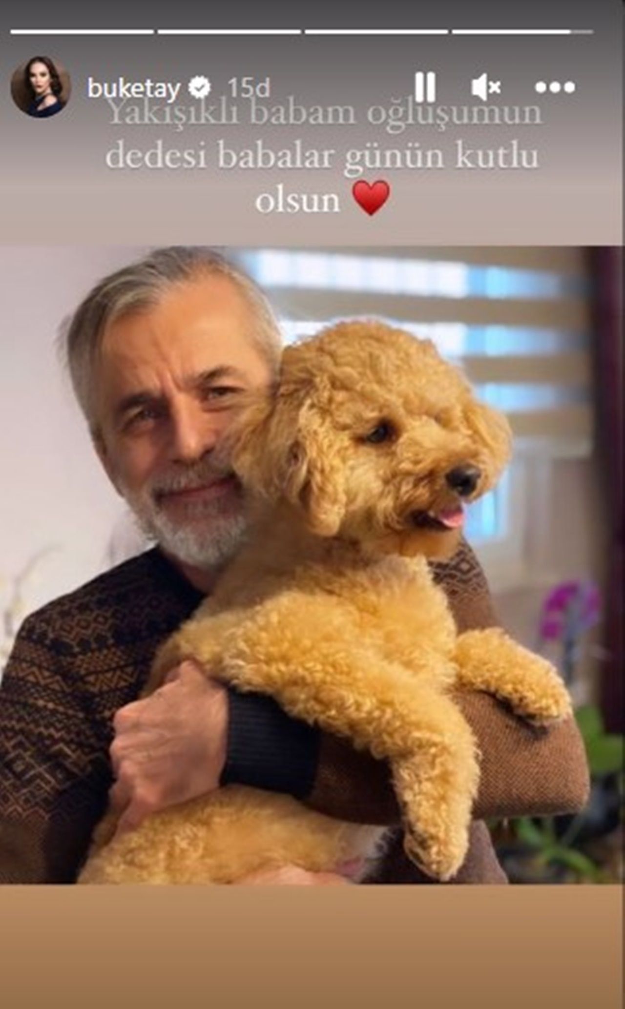 Ünlülerden Babalar Günü paylaşımı! 4