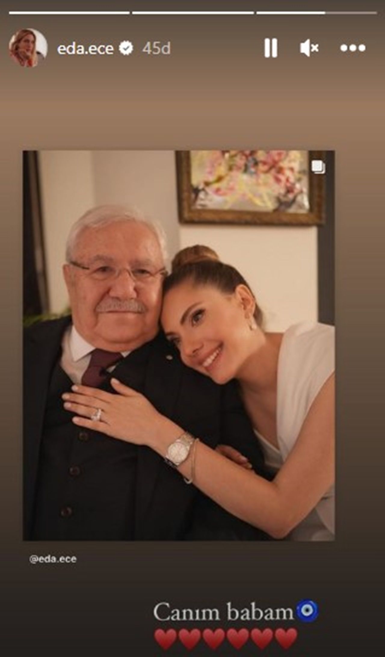 Ünlülerden Babalar Günü paylaşımı! 5