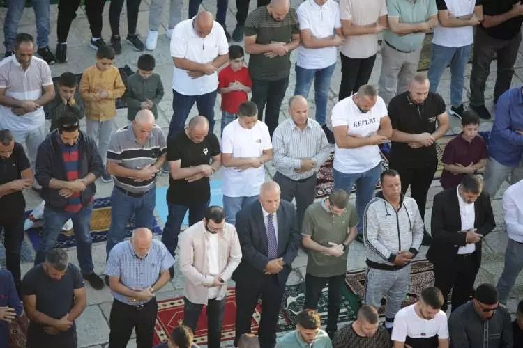 Mescid-i Aksa'da Kurban Bayramı coşkusu: Bayram namazı 100 bin kişiyle kılındı! 4