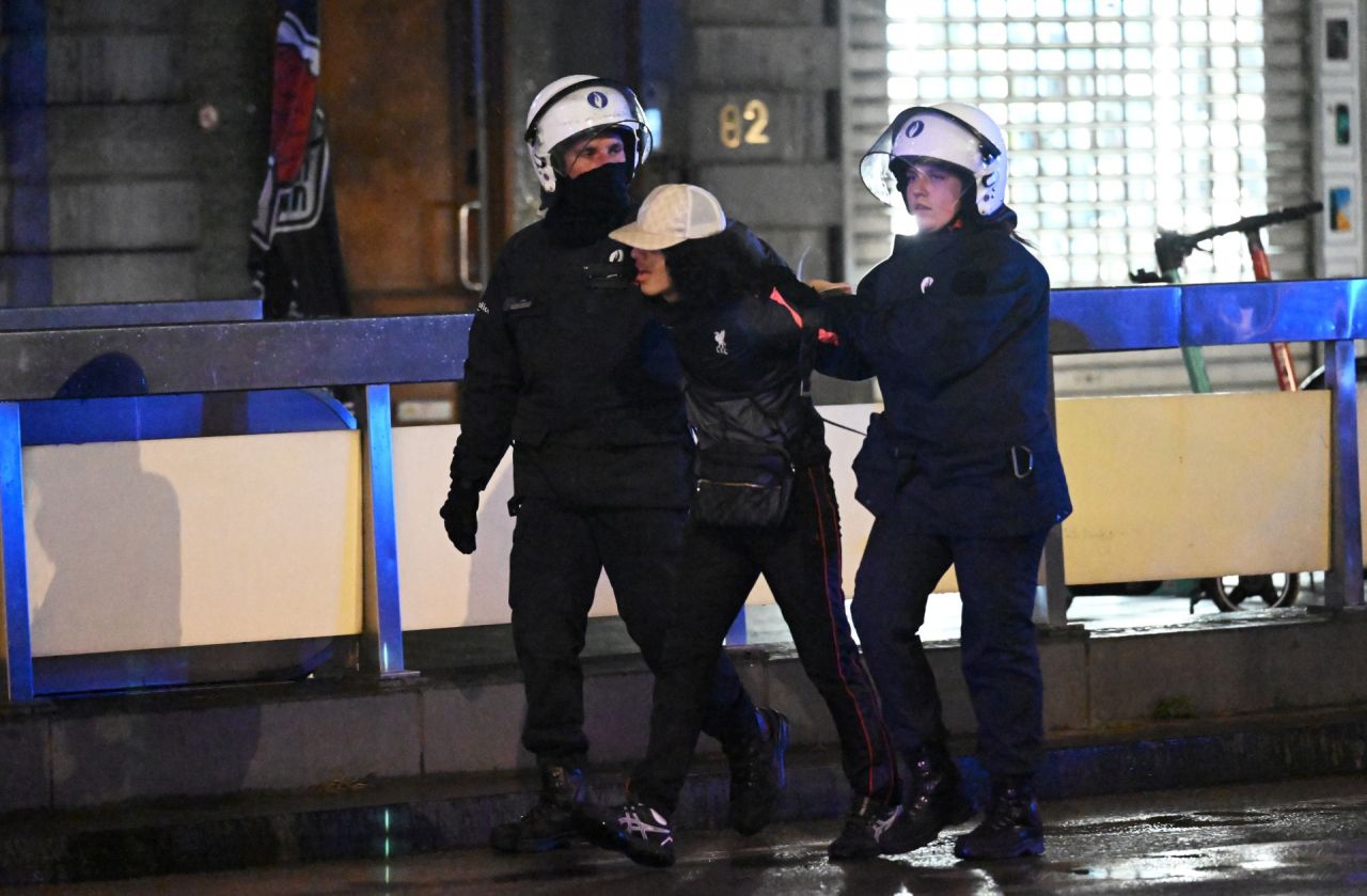 Fransa'da başlayan olaylar Belçika'ya sıçradı! 4
