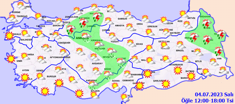 Meteorolojiden birçok kent için sağanak yağış uyarısı! 3