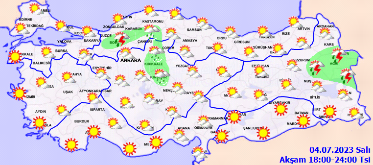 Meteorolojiden birçok kent için sağanak yağış uyarısı! 4