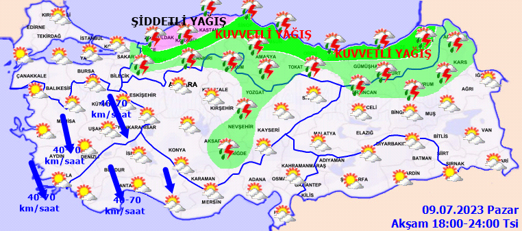 Meteoroloji'den sarı ve turuncu kodlu uyarı! Bu illerde yaşayanlar dikkat: Gök gürültülü sağanak etkili olacak! 6