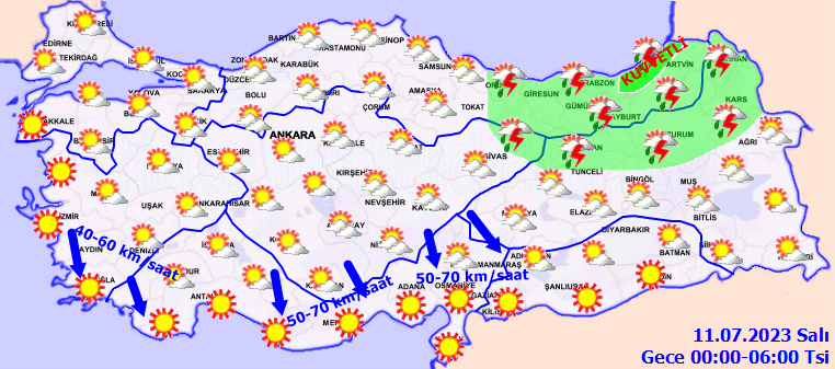 Meteoroloji alarma geçti! 13 kentte kuvvetli yağış ve fırtına bekleniyor: Sel ve su baskınlarına dikkat 5