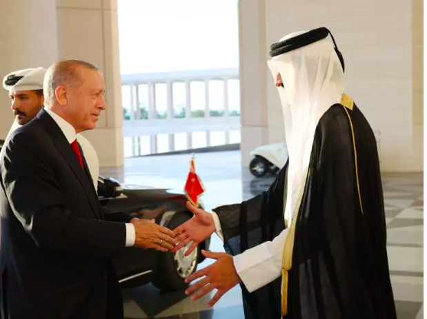 Cumhurbaşkanı Erdoğan Katar'da 1