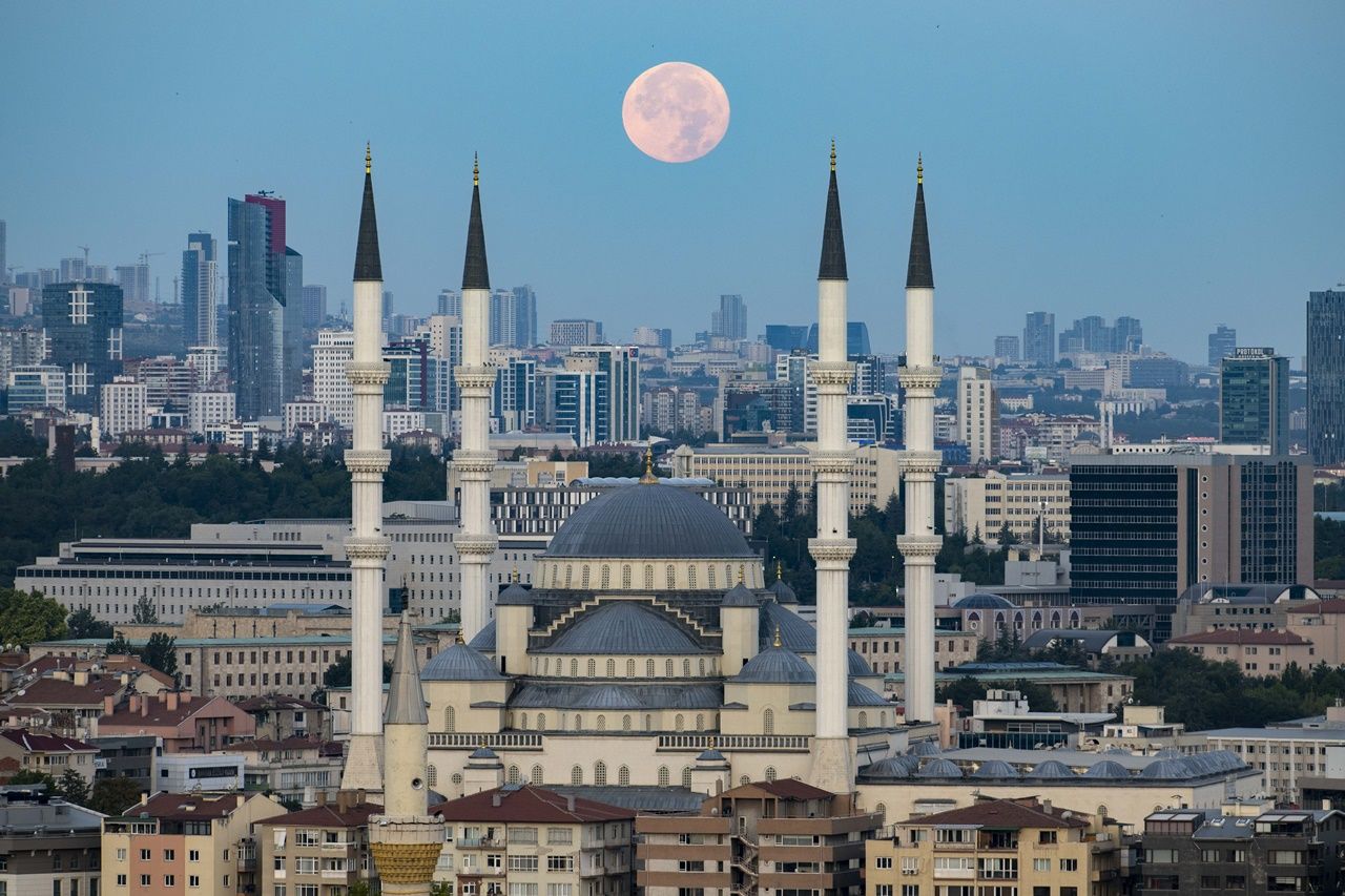İstanbul ve Ankara'dan Süper Ay manzaraları! 5