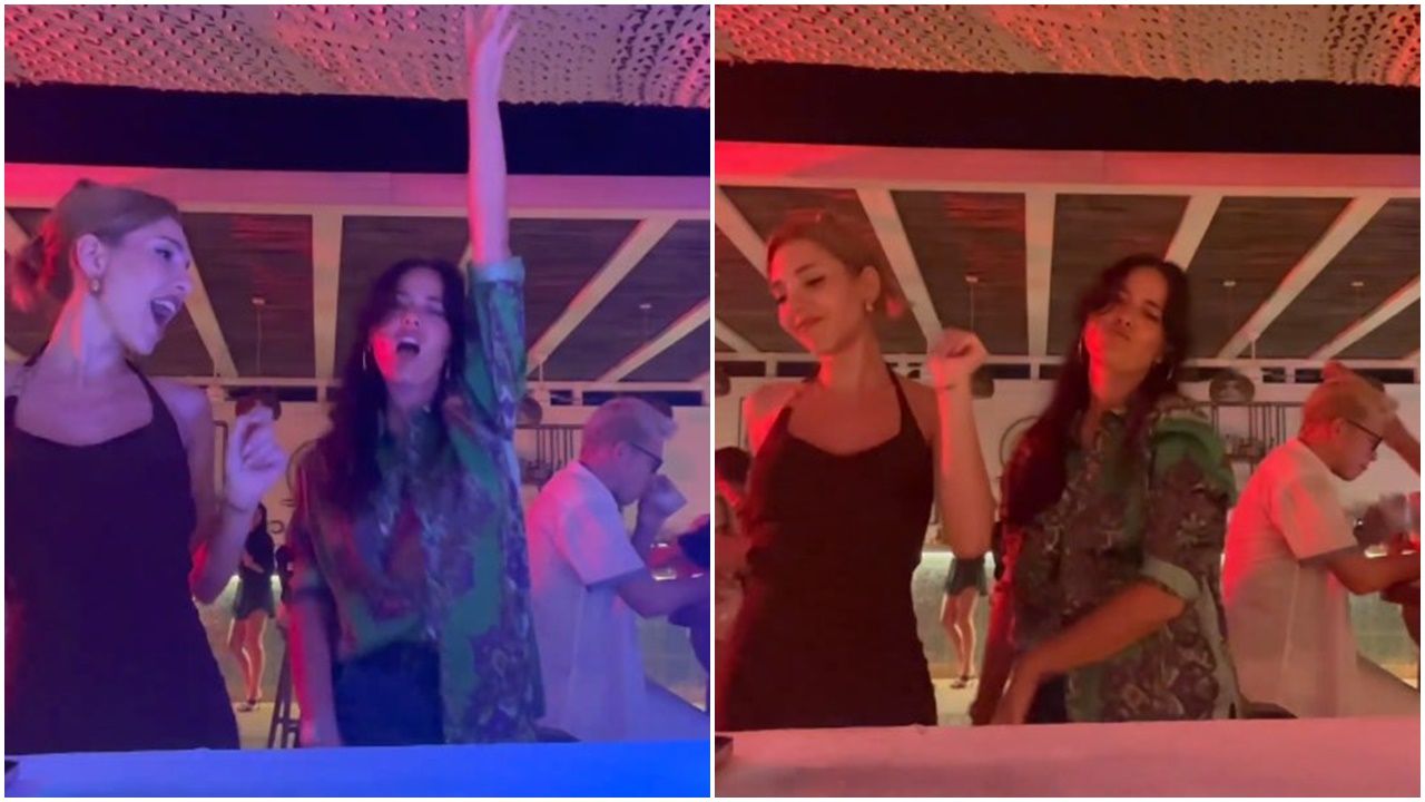 Ben Bu Cihana Sığmazam dizisinin yıldızları Pelin Akil ve Pelin Uluksar'dan eğlenceli paylaşım! Çılgınlar gibi dans ettiler, doyasıya eğlendiler 2