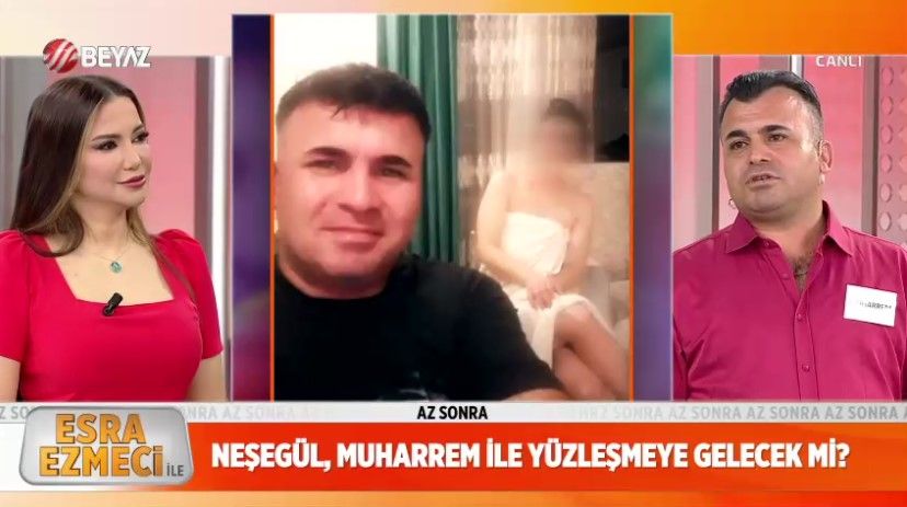 Esra Ezmeci ile Yeni Baştan programında ilginç anlar! Eşini aldatmadığını söyleyen Muharrem'i bornozlu fotoğraf ele verdi: Pişkin açıklamaları ağızları açık bıraktı 1