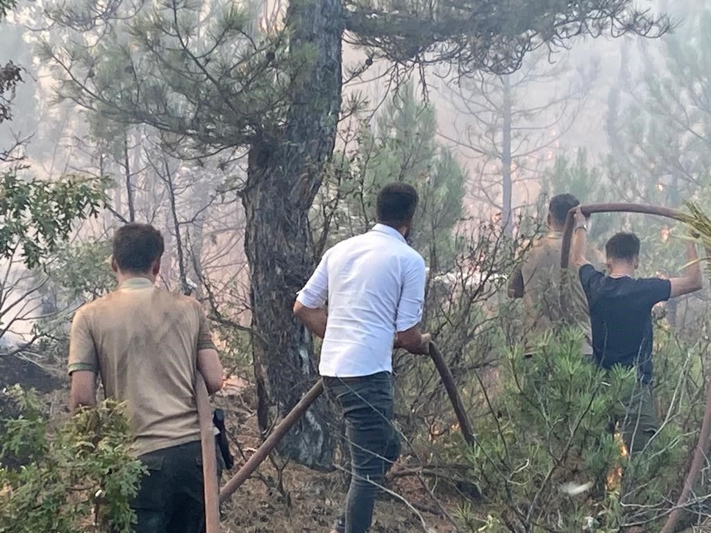 Eskişehir'de orman yangını! Gökyüzü dumanla kaplandı 6