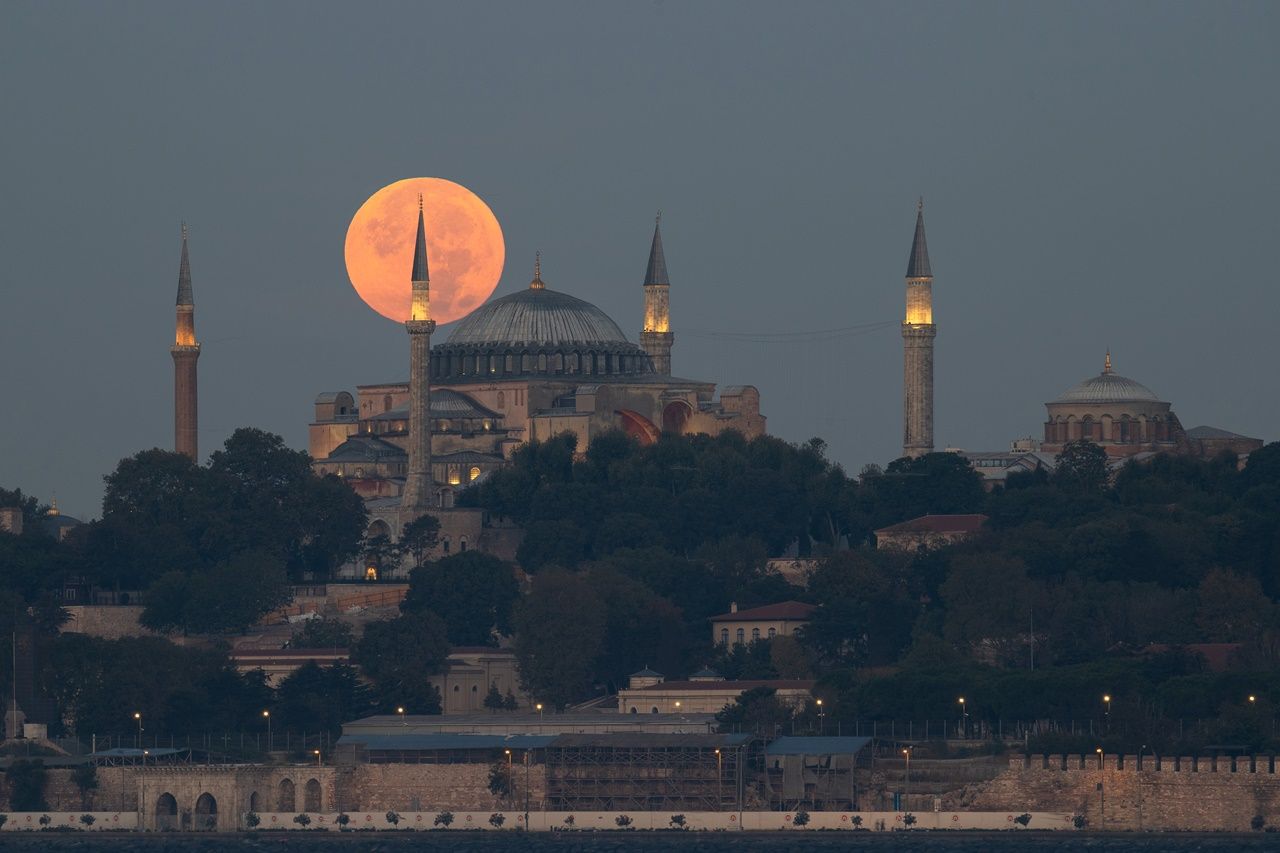 İstanbul'da Süper Ay manzaraları! Gören bir daha baktı 4