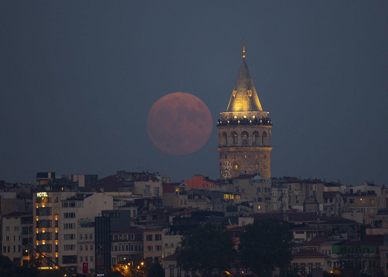 İstanbul'da Süper Ay manzaraları! Gören bir daha baktı 11