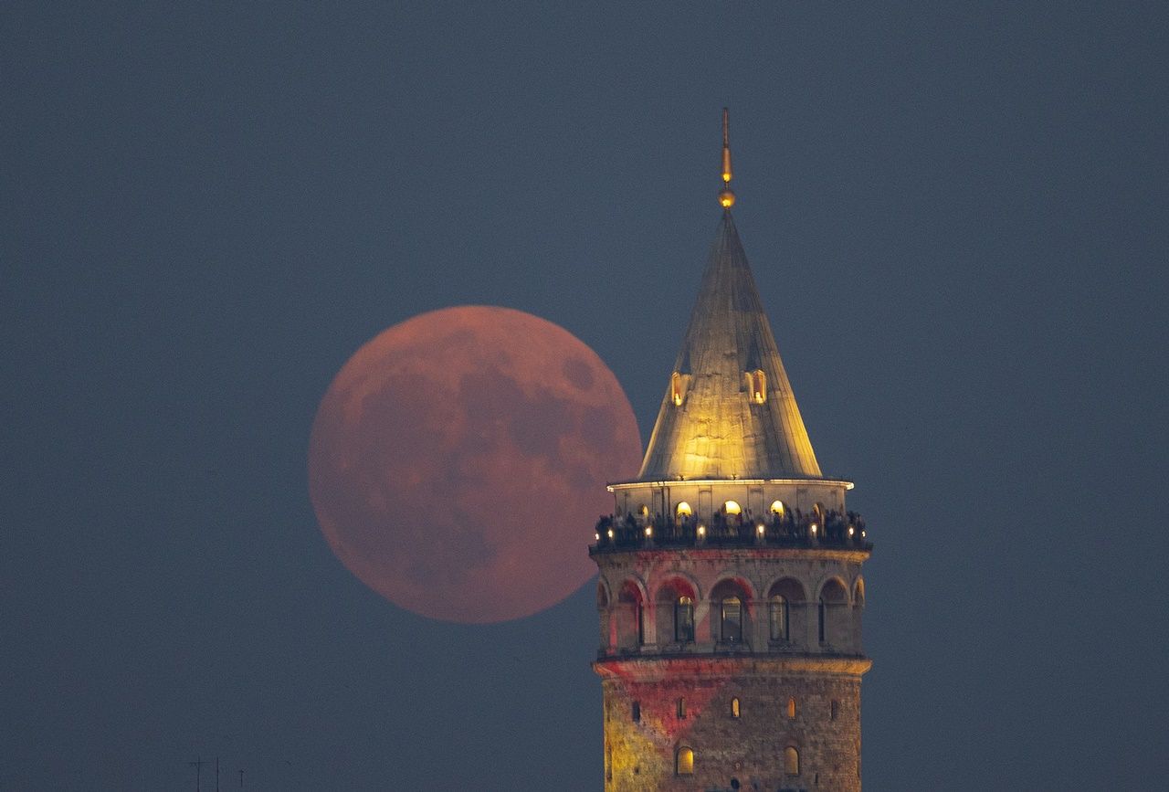 İstanbul'da Süper Ay manzaraları! Gören bir daha baktı 12