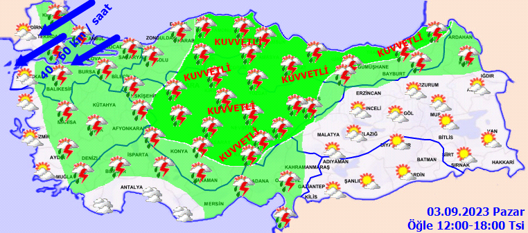Rekor sıcaklıkların ardından kuvvetli sağanak geliyor! Meteoroloji saat verip uyardı... 4