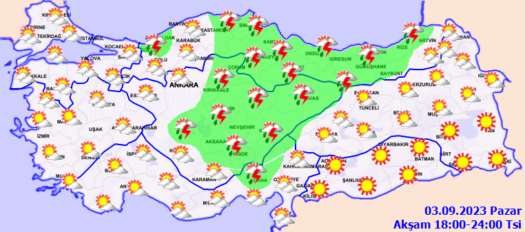 Rekor sıcaklıkların ardından kuvvetli sağanak geliyor! Meteoroloji saat verip uyardı... 5