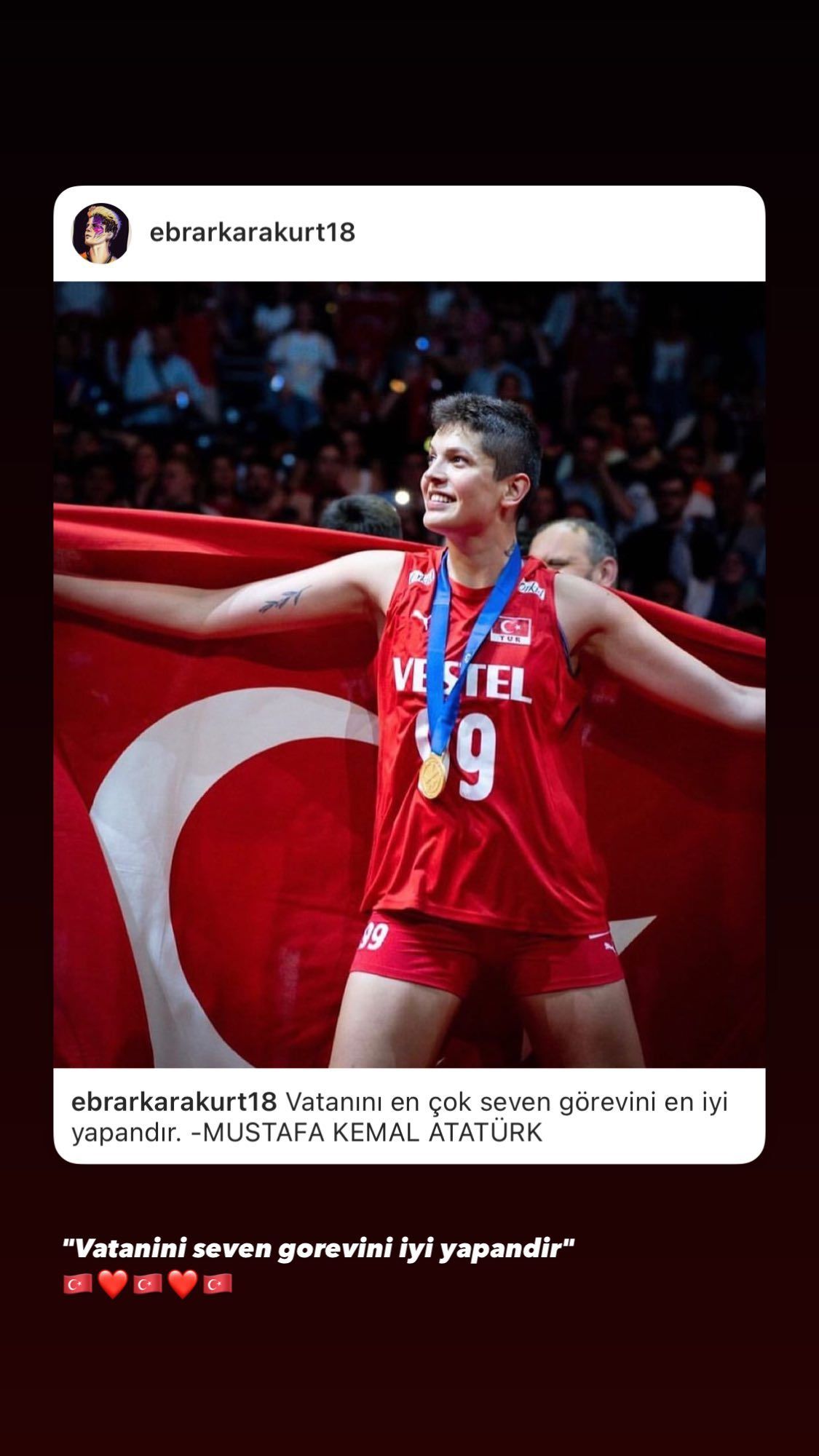 Ünlülerden Avrupa şampiyonu olan A Milli Kadın Voleybol Takımı'na tebrik mesajları! 11