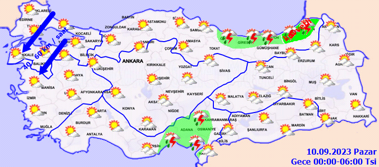 Meteoroloji'den sarı ve turuncu kodlu uyarı! Özellikle bu illerde yaşayanlar dikkat: Çok kuvvetli olacak... 6