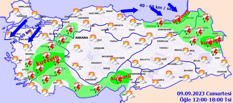 Meteoroloji'den sarı ve turuncu kodlu uyarı! Özellikle bu illerde yaşayanlar dikkat: Çok kuvvetli olacak... 4
