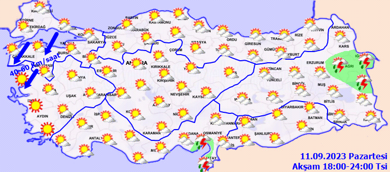 Meteorolojiden İstanbul dahil birçok il için sağanak yağış ve fırtına uyarısı! 4