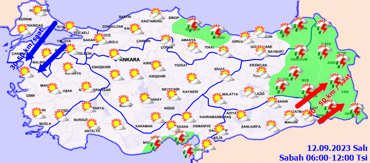 Evden şemsiyesiz çıkmayın! Meteorolojiden 5 kent için kuvvetli yağış uyarısı 2