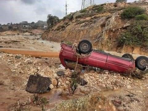 Libya'da sel felaketi: 3 bin kişi öldü, 7 bin kişi kayıp! MSB: İlk uçak bölgeye hareket etti 6