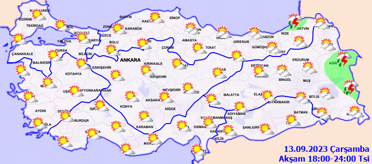 Meteorolojiden 10 kent için kuvvetli yağış ve fırtına uyarısı! 4