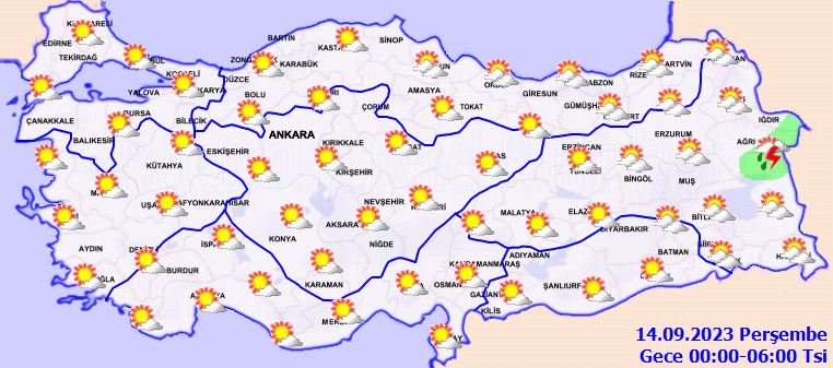 Meteorolojiden 10 kent için kuvvetli yağış ve fırtına uyarısı! 5